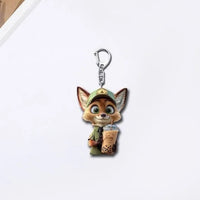 Zootopia 2 Selfie Squad Acrylic Charm Keychain