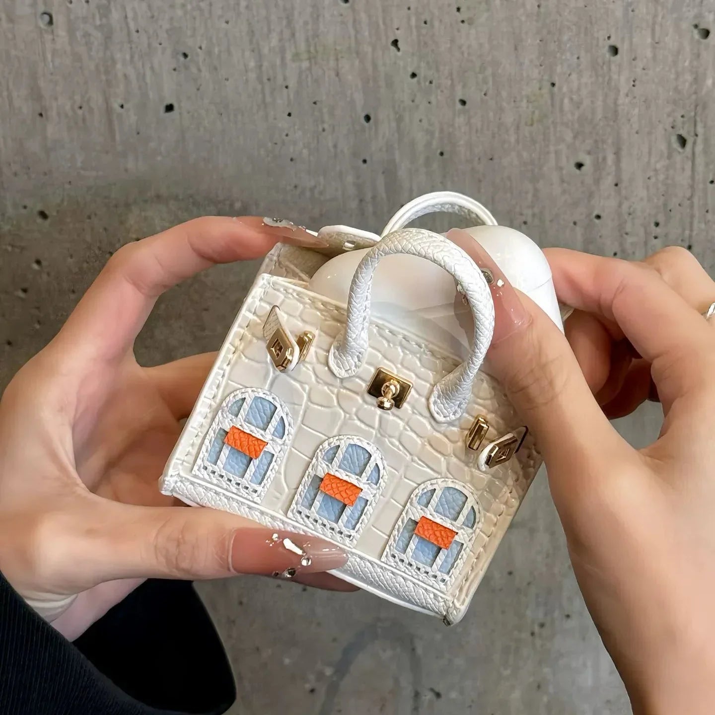 Luxe House Leather Bag Keychains