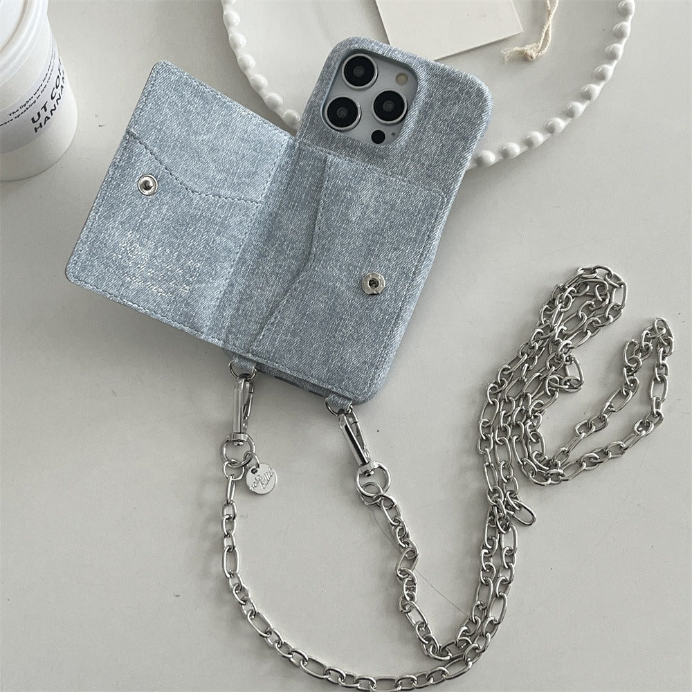 Maison Margiela Denim Cardholder Phone Case (For iPhone)