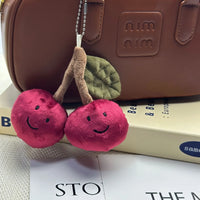 JC Velvety Dual Cherry Pluck Keychain