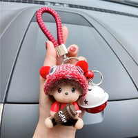 Monchhichi Munchies Bell Keychain