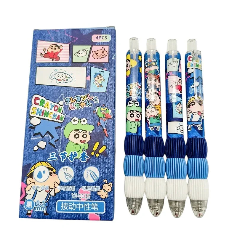Shinchan Dino Mischief Gel Pen (Set of 4)