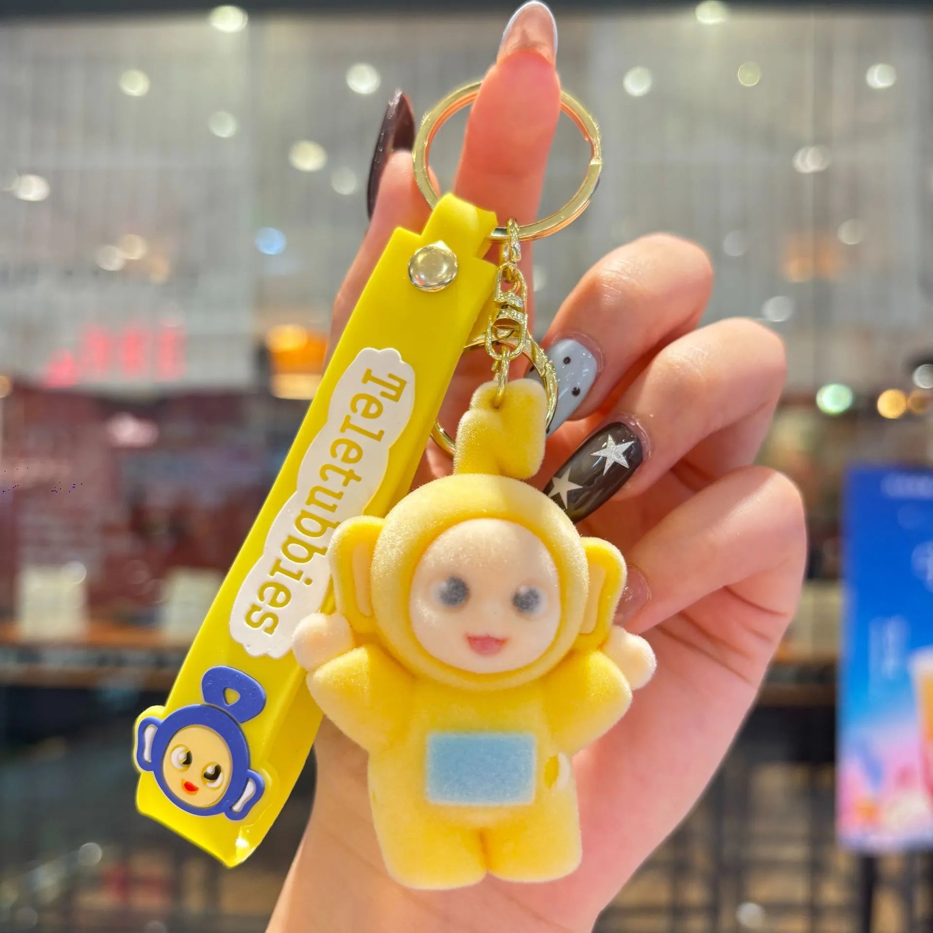 Teletubbies Velvet Valley Flocked Keychain
