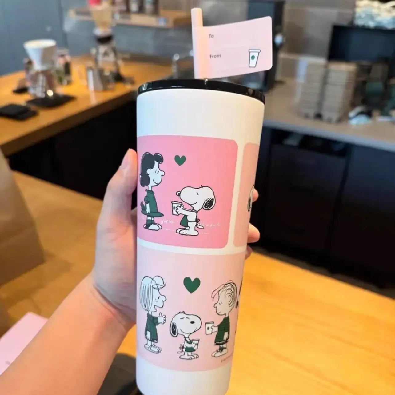 StarBX Peanuts Snoopy Straw Cup (700 ml)