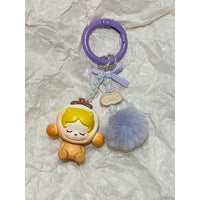 SkullPanda Opulent Pom Pom Keychain