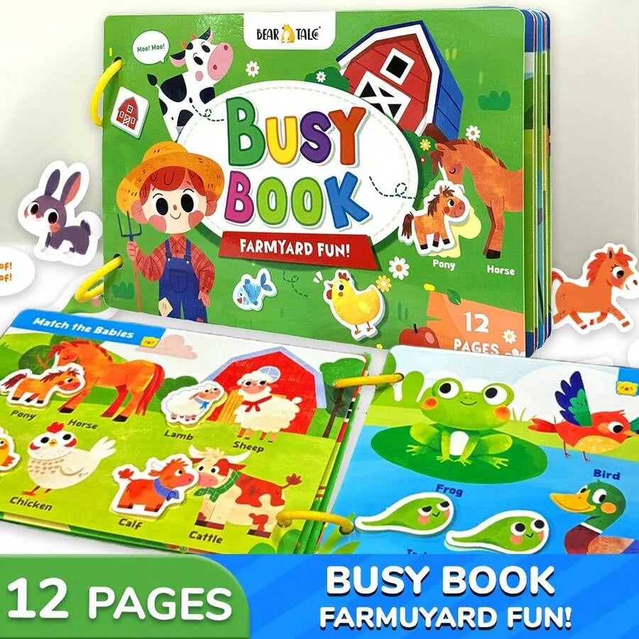 Farmyard Fun Early Learning Busy Book