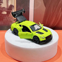 Pullback Die-cast Sports Car Keychain