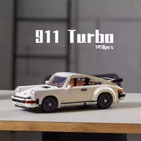 Vintage 911 Turbo & Targa Sports Car Building Set (1458 Pcs)
