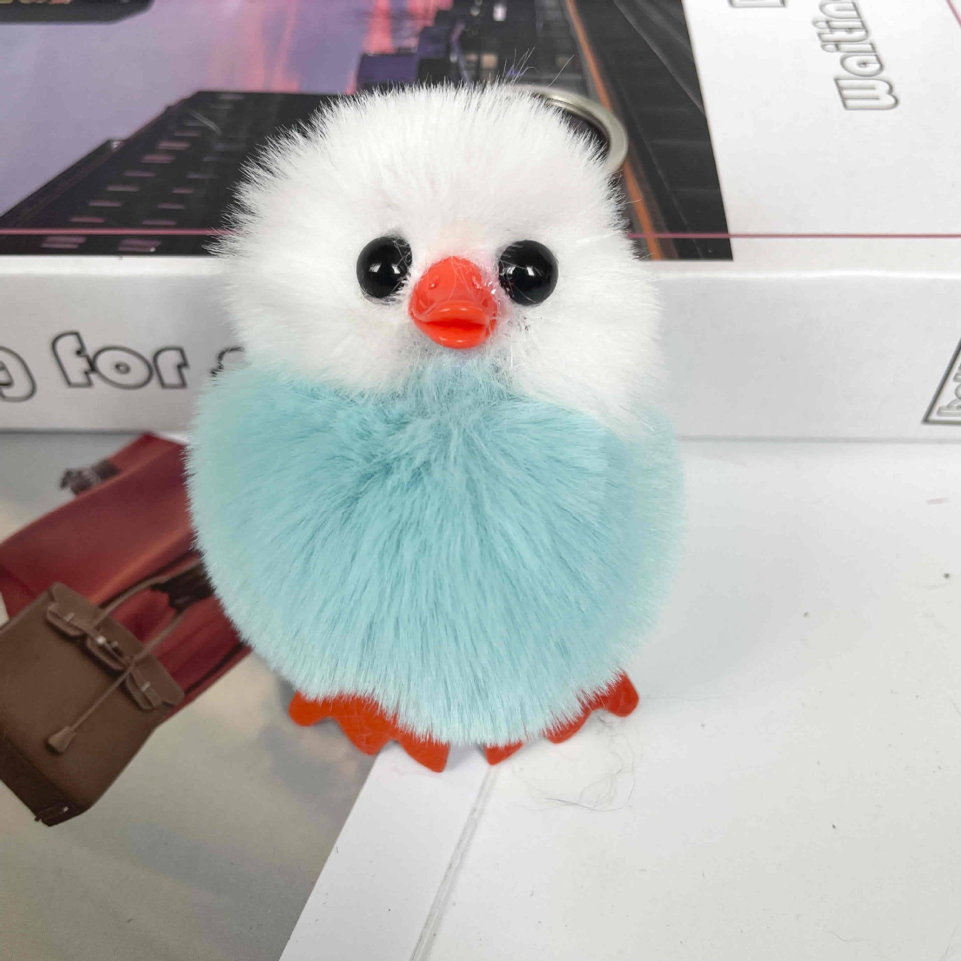Little Furry Birds Plush Keychain