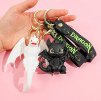 Toothless & Light Fury Elite Dragon Keychains