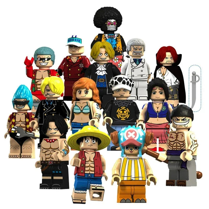 One Piece Pirates Building Block Figures