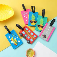 Trendy Travel Themed Luggage Tags
