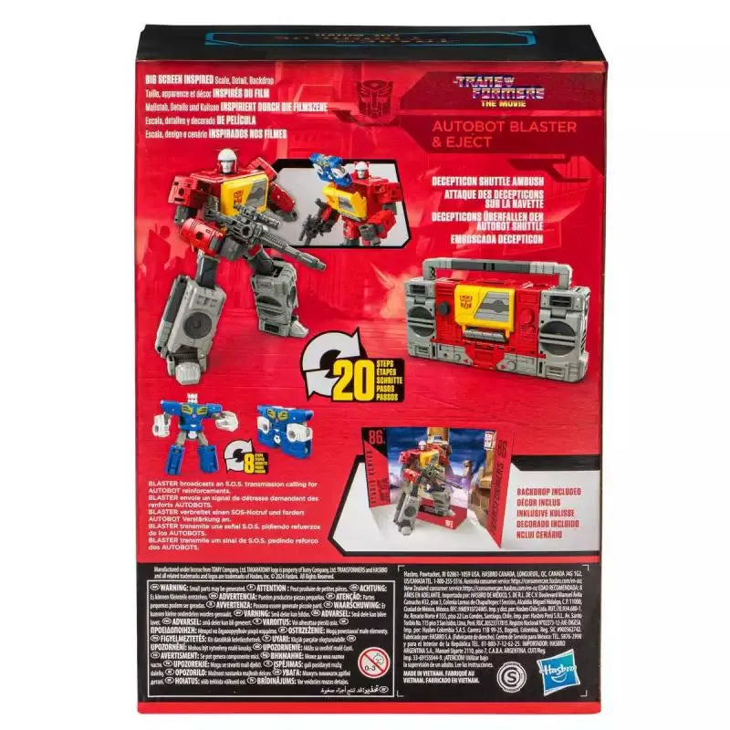 Transformers SS V-Class Autobot Blaster & Eject Action Figure Set