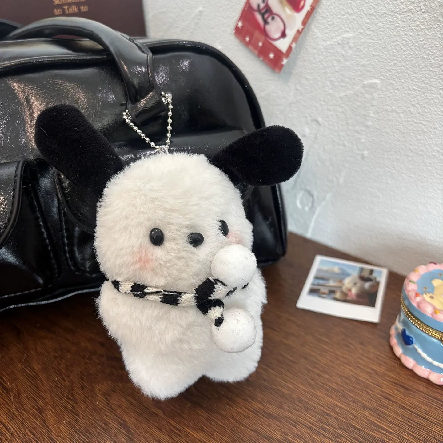 Porte-clés en peluche Pochacco prêt pour l'aventure 