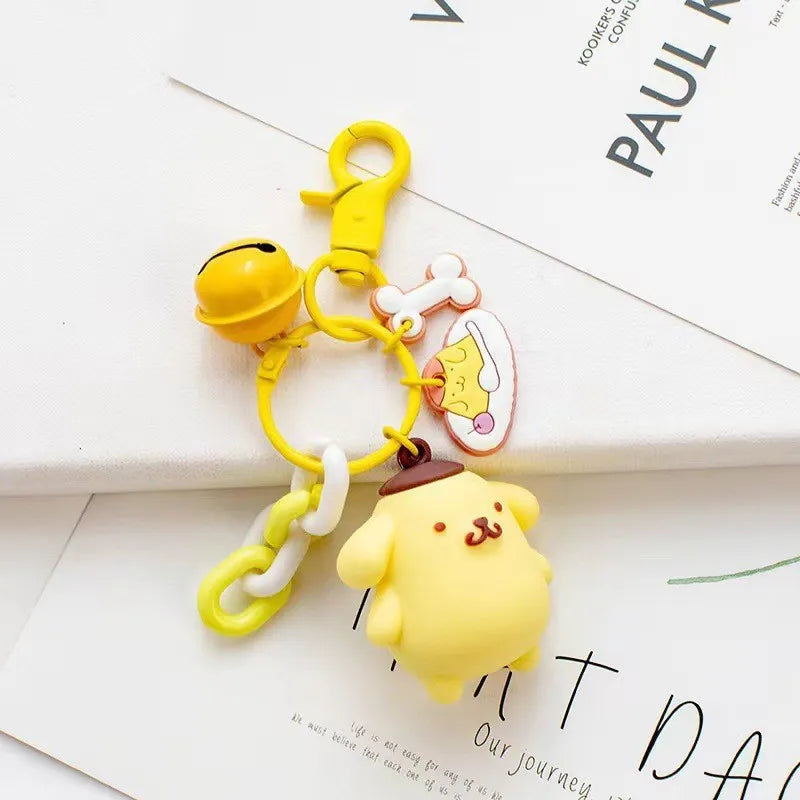 Sanliou Characters Pastel Chain Keychain