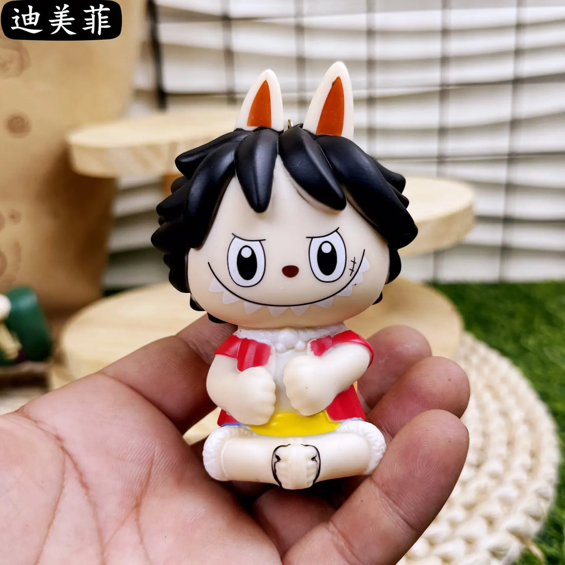 Labubu Monsters One Piece LED Keychain