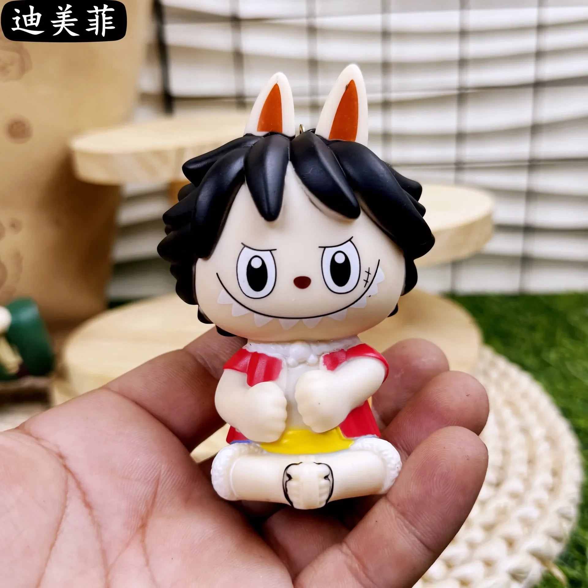 Labubu Monsters One Piece LED Keychain