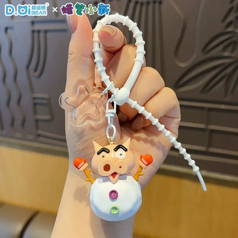 Genuine Crayon Shinchan Winter Games Keychain