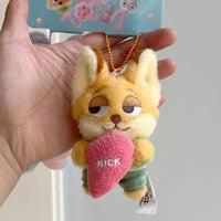 Nick & Judy Perfect Pair Plush Keychain