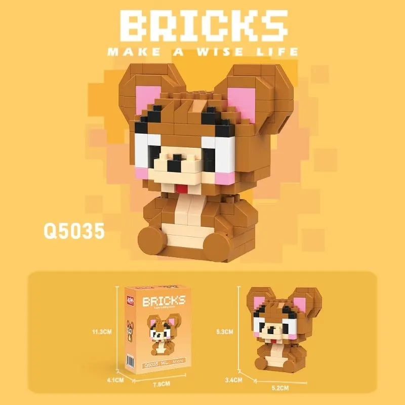 Bricks Tom & Jerry Micro Building Blocks