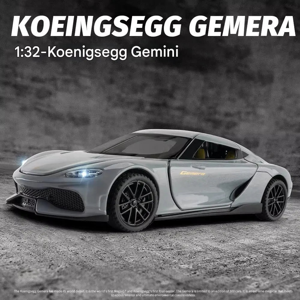 Koenigsegg Gemera 1:32 Die-Cast Sports Car