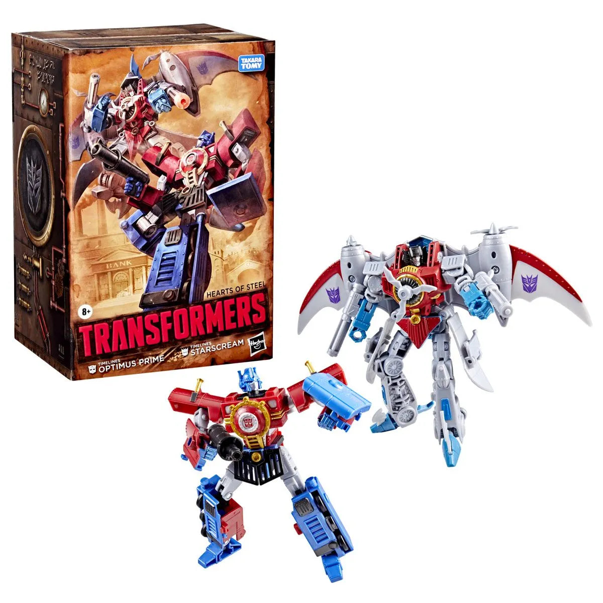 Transformers Timelines HoS Optimus Prime vs Starscream Set