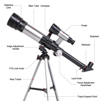 Cosmic Voyager C2158 Refracting 60x Telescope
