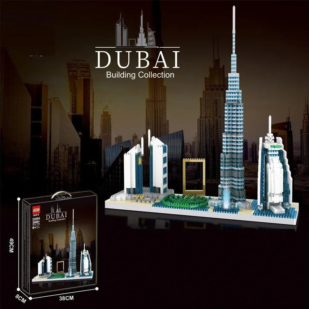 Dubai Skyline Architecture Building Blocks (3000+ Pcs)