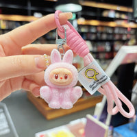 Labuboo Happy Squat Lanyard Keychain