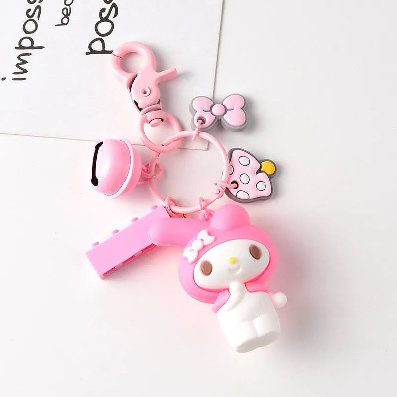 Sanliou Characters Pastel Chain Keychain