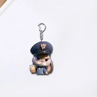 Zootopia 2 Selfie Squad Acrylic Charm Keychain