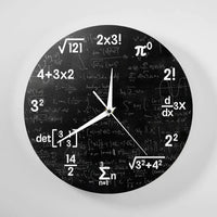 Quantum Dimension Mathematical Wooden Wall Clock