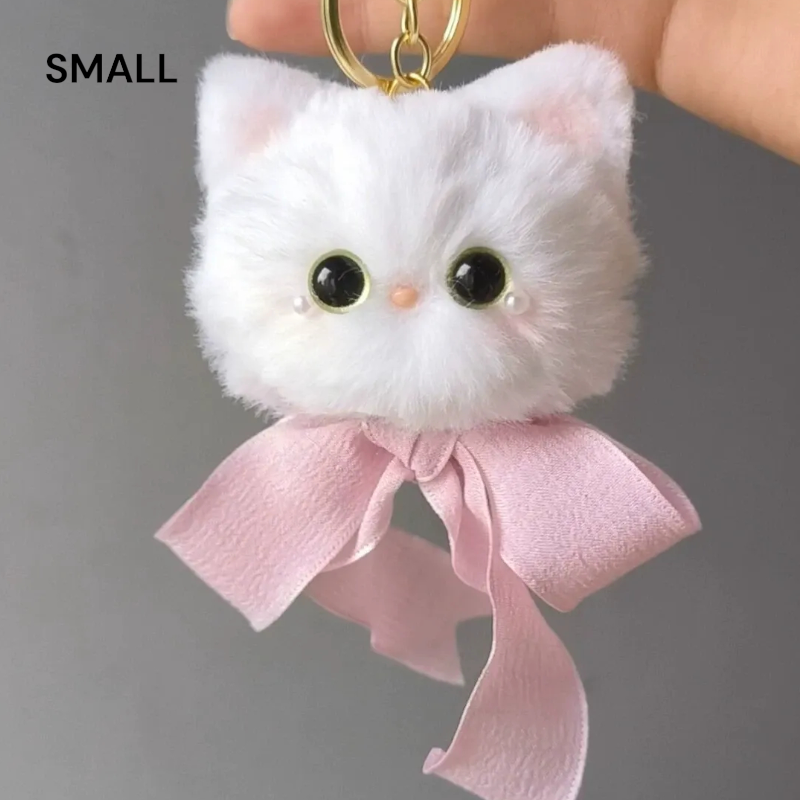 Realistic Kitten DIY Plush Keychain