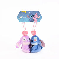 Stitch & Angel Love Couple Keychain