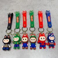 Labubu Hero Cosplay 3D Keychain