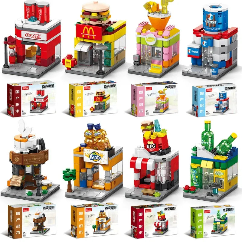Bricks City Store Micro Building Blocks