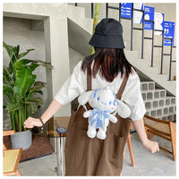 Sanliou Bow-Ribbon Duo Mini Backpack