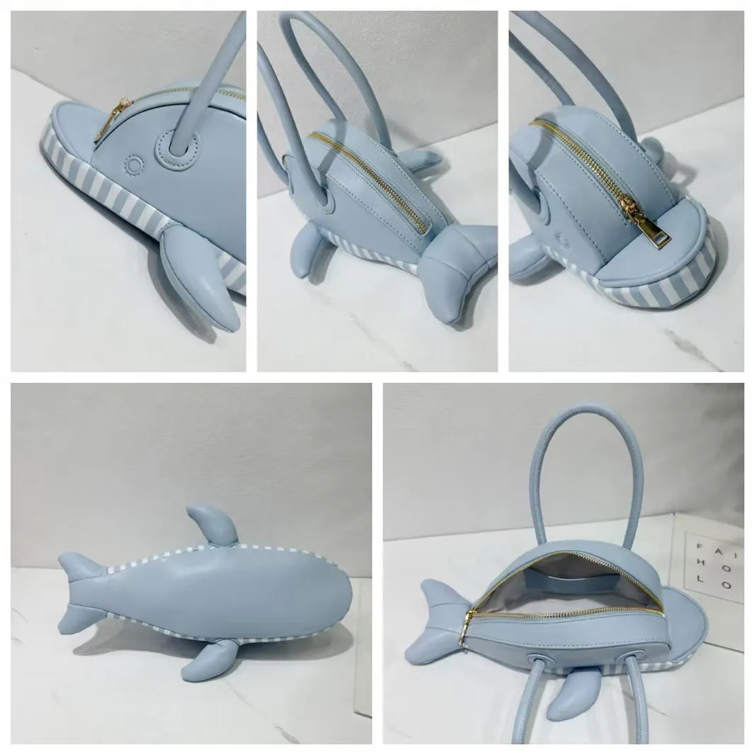 Aquatica Dolphin Premium Whimsical Handbag