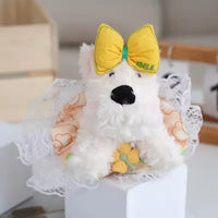 West Highland Puppy Charm Plush Keychain