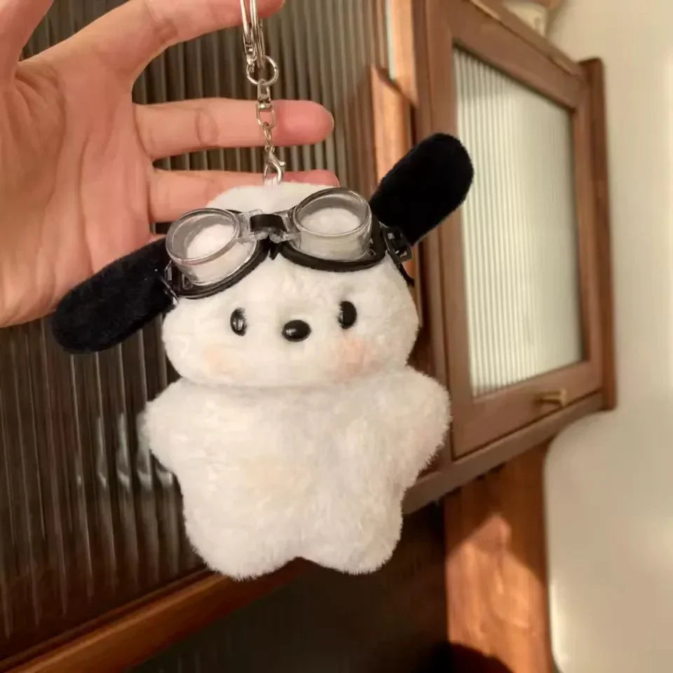 Porte-clés en peluche Pochacco prêt pour l'aventure 