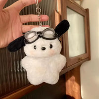 Porte-clés en peluche Pochacco prêt pour l'aventure 
