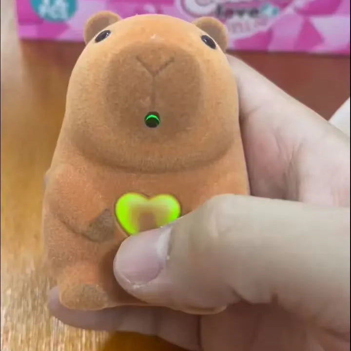 Capybara Love & Tell Pacifier Charm Keychain