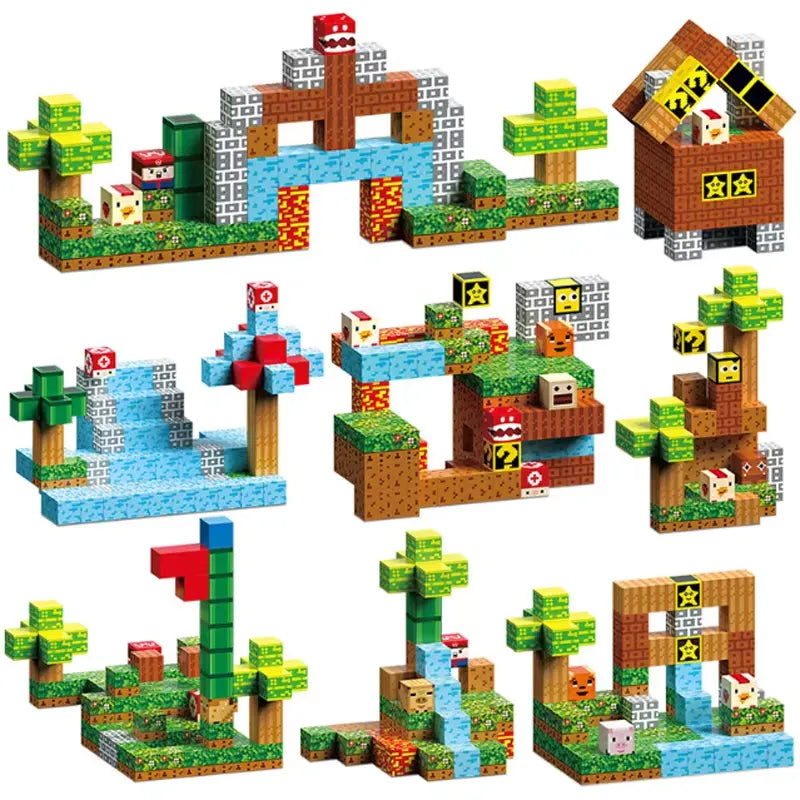 Minekraft Magnetic Building Blocks