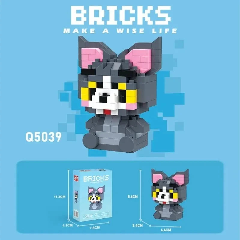 Jerry Block Bricks Tom & Jerry Micro Building Blocks