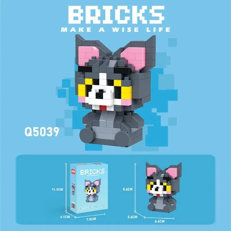 Bricks Tom & Jerry Micro Building Blocks