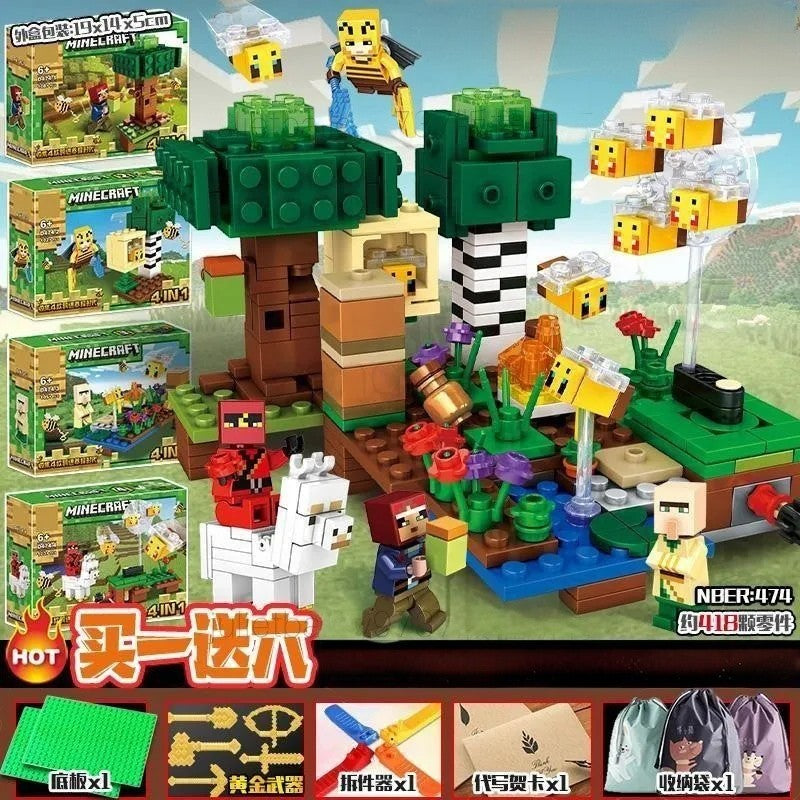 Minecraft Biome Mobs & Micro-Terrain Building Blocks