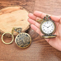 Classic Elegance Pocket Watch Keychain