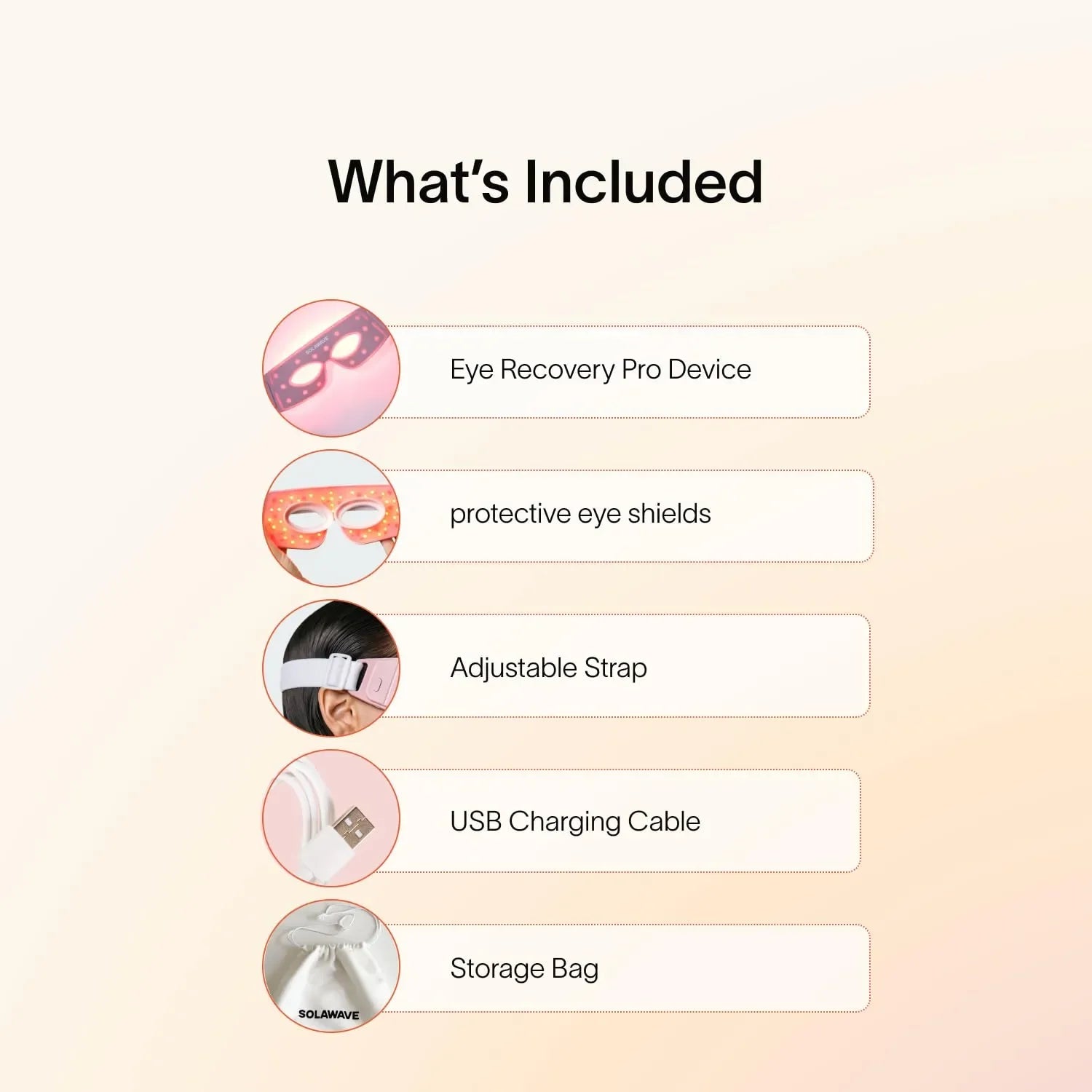 SW Red Light Therapy Eye Mask