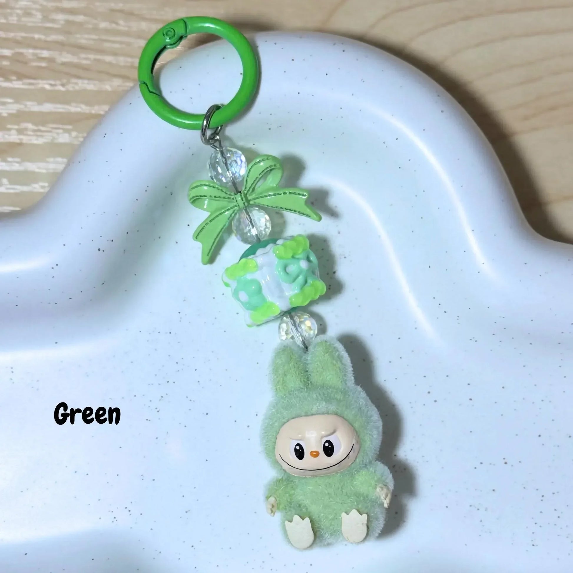 Labubu Elite Sitting Charm Keychain