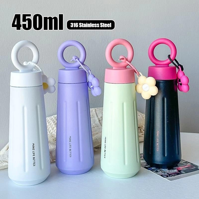 FloraCharm Insulated Water Bottle (450 ml)